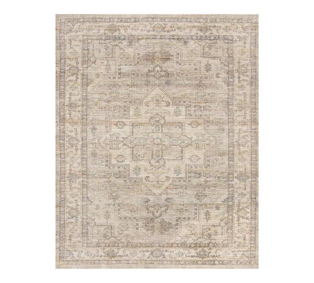 Minnah Handwoven Printed Rug | Pottery Barn (US)