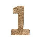 8" Rose Gold Glitter Number 1 Prop | Amazon (US)