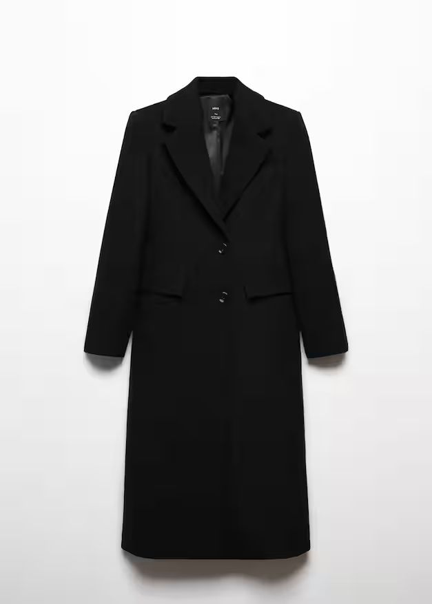 Tailored wool coat | MANGO (UK)