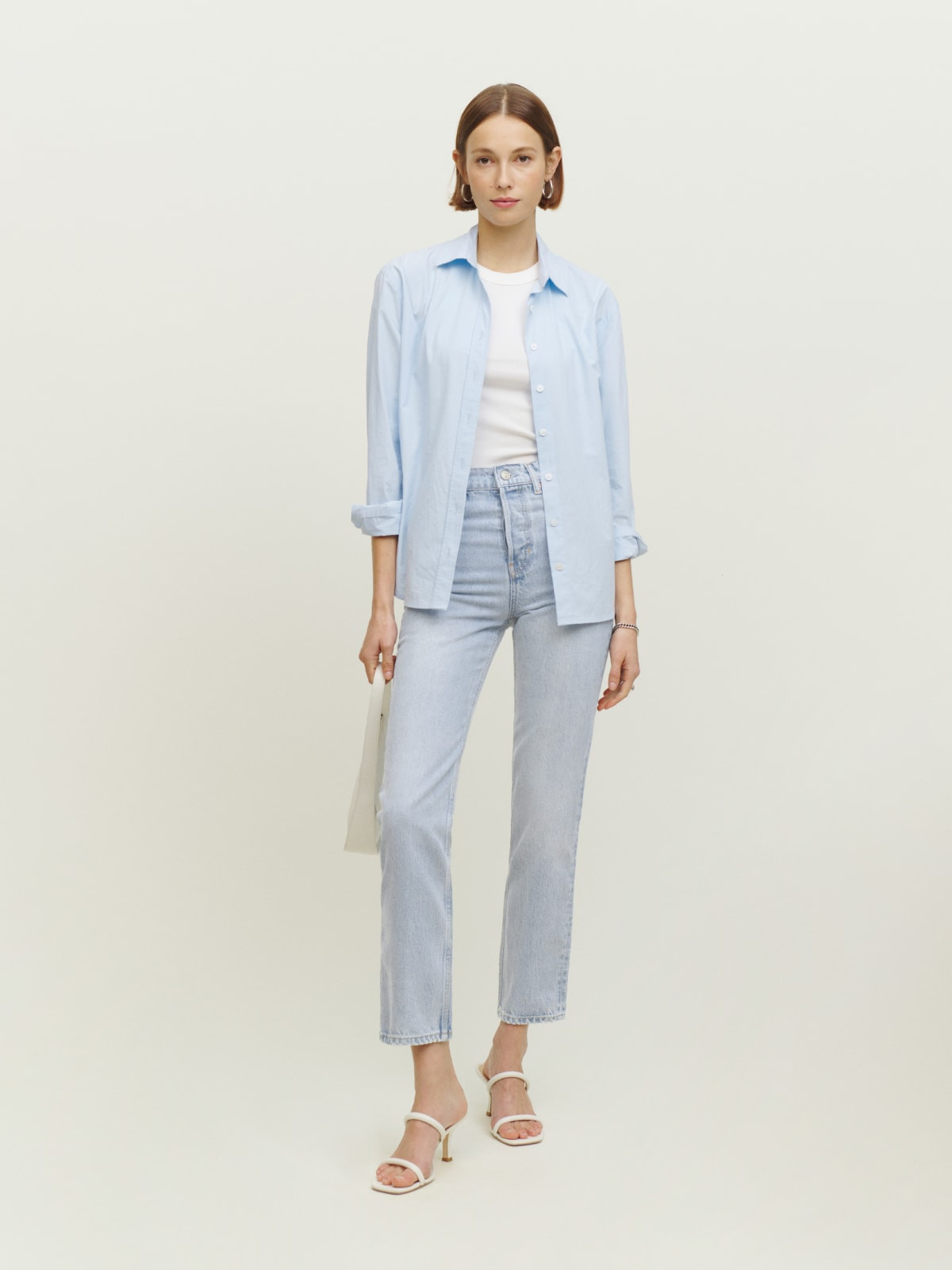 Cynthia High Rise Straight Jeans | Reformation (Global)