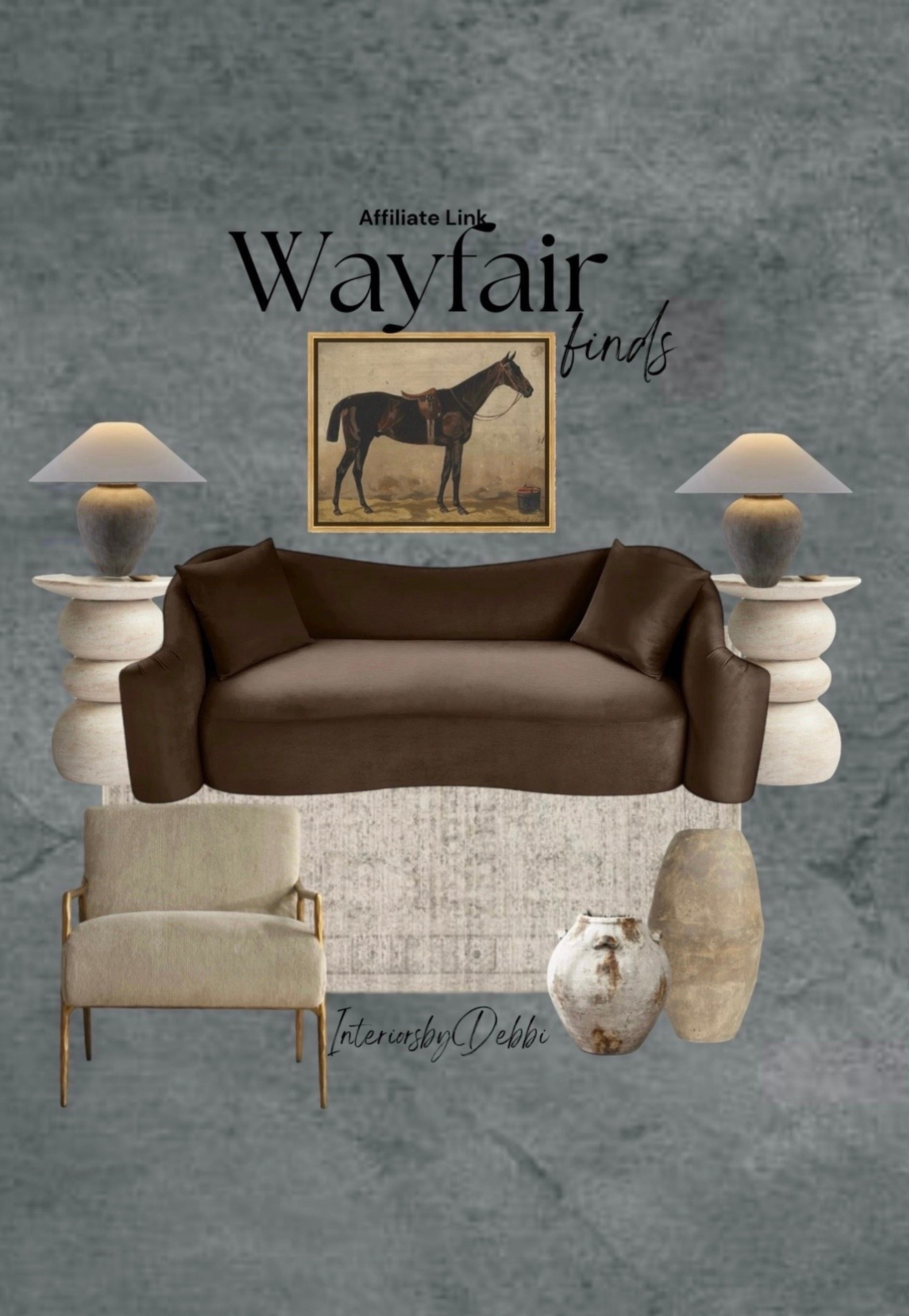 Wayfair Finds
Brown sofa, accent chair, side tables, framed art, lamps, area rug, transitional home, modern decor, amazon find, amazon home, target home decor, mcgee and co, studio mcgee, amazon must have, pottery barn, Walmart finds, affordable decor, home styling, budget friendly, accessories, neutral decor, home finds, new arrival, coming soon, sale alert, high end look for less, Amazon favorites, Target finds, cozy, modern, earthy, transitional, luxe, romantic, home decor, budget friendly decor, Amazon decor #wayfair



#LTKSeasonal #LTKHome