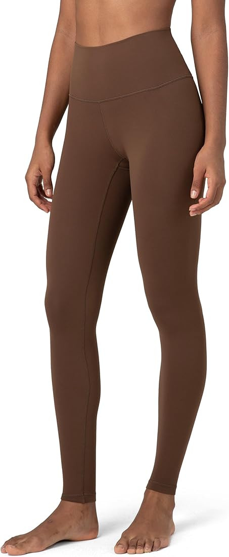 Amazon.com: Colorfulkoala Women's Dreamlux High Waisted Workout Leggings 28" Inseam Full Length Y... | Amazon (US)