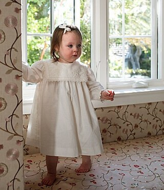 Edgehill Collection x Megan Karp Baby Girls Quinn Embroidered Detail Sailor Long Sleeve Dress - 9 Months | Dillard's
