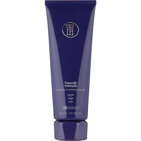 TPH BY TARAJI Smooth Attitude Hydrating Hair Milk for Curly Hair | Shea Butter & Baobab Oil | Frizz Control & Shine | Leave In Moisturizer | Natural & Curly Hair Styling Product 8.45 oz. | Walmart (US)