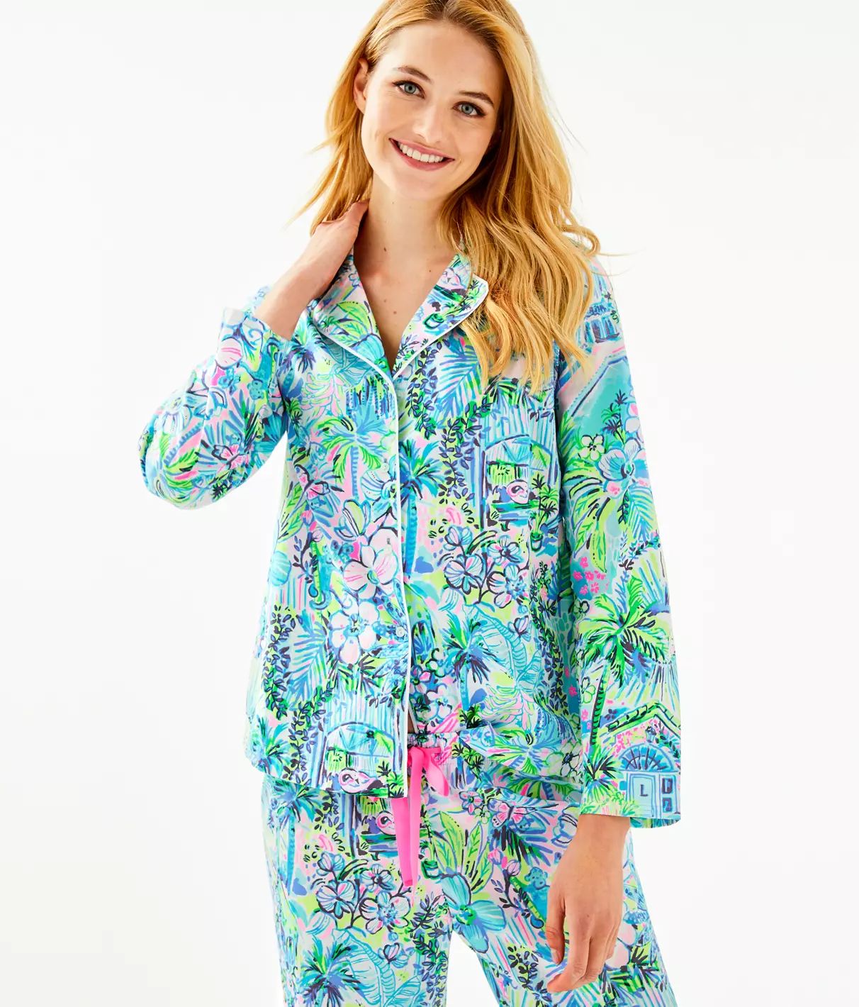 PJ Woven Button Down Top | Lilly Pulitzer