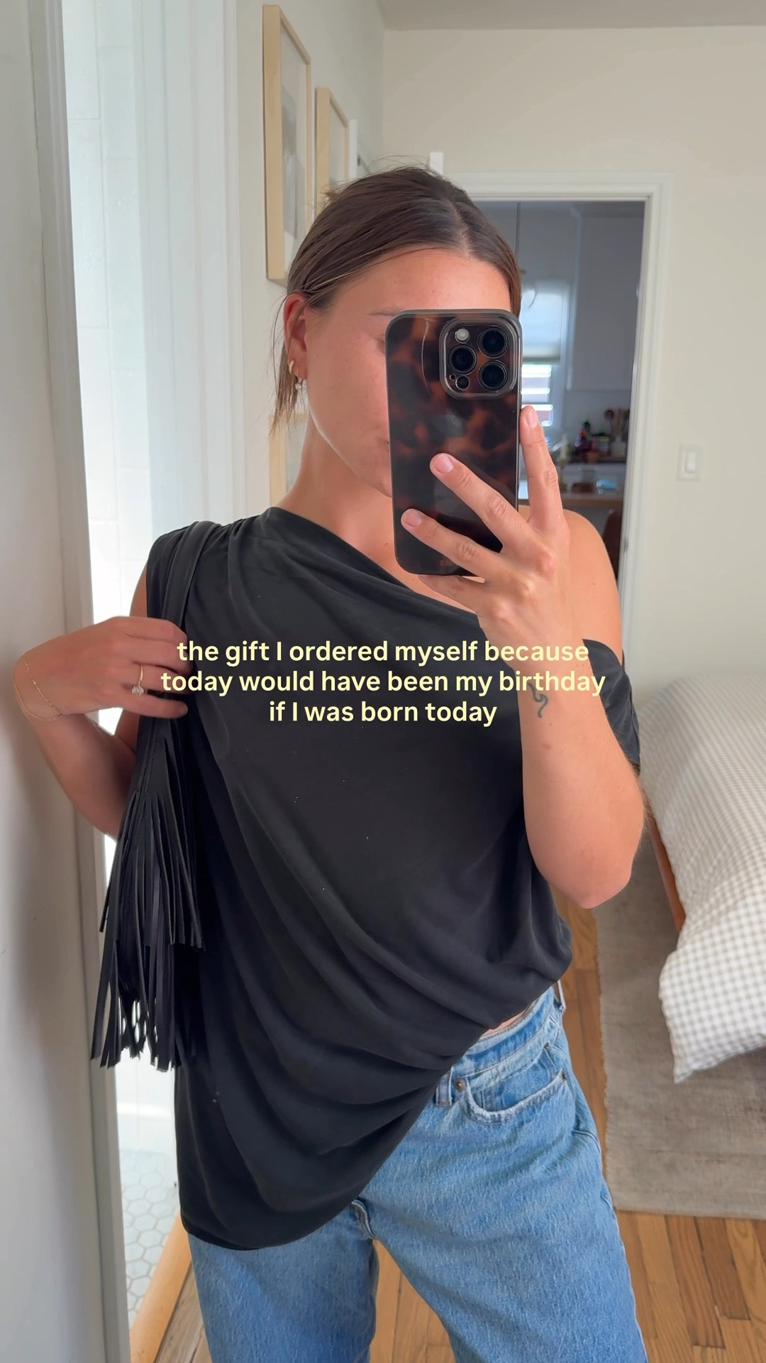 Weekend ootd ft. my new fringe bag from Urban Outfitters 🦋 

#LTKootd #LTKgrwm #LTKPetite