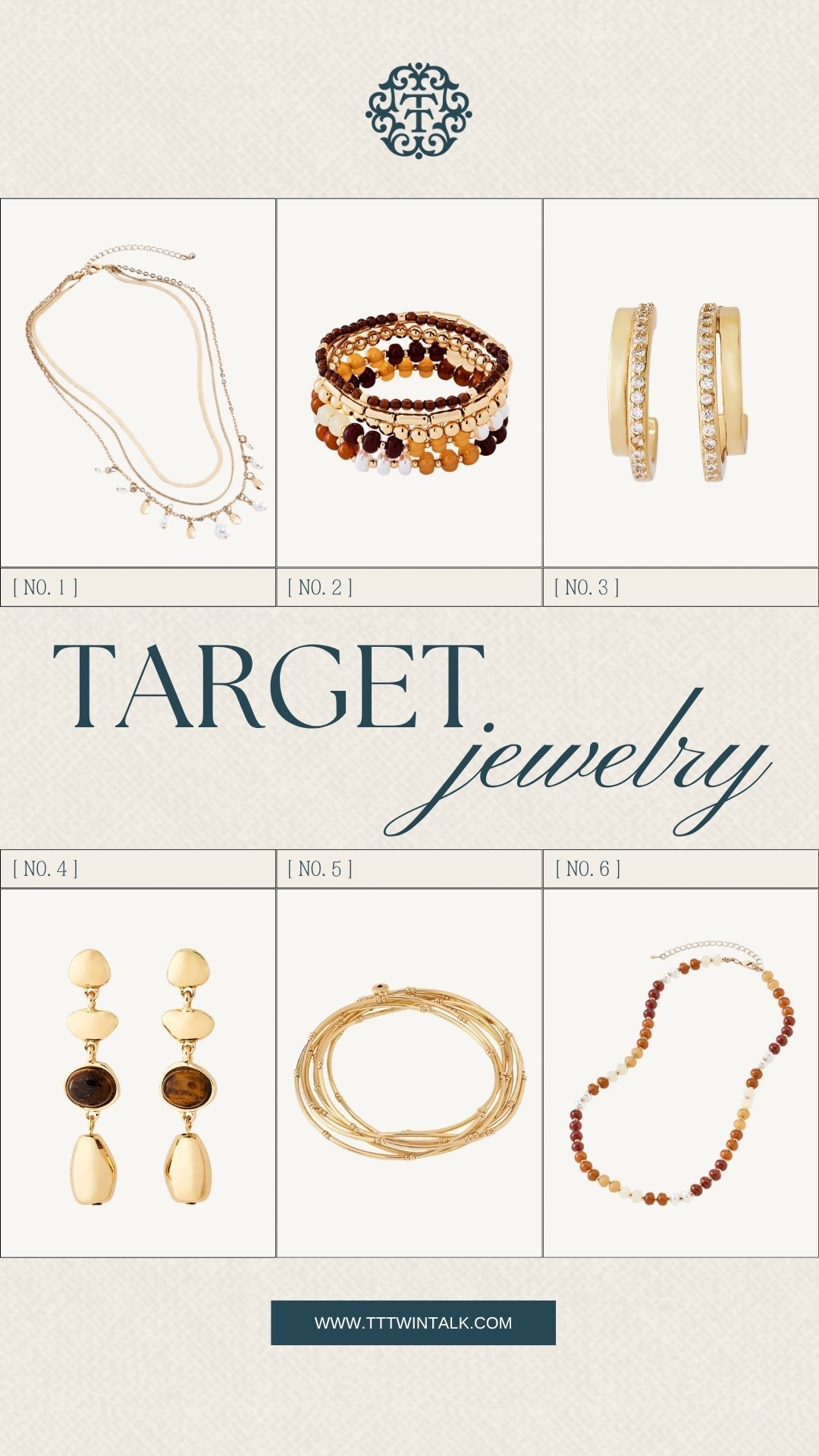 Target jewelry finds that are easy to mix into your everyday wardrobe. From layered necklaces to gold earrings and beaded pieces, there’s a little bit of everything here. Save these affordable Target jewelry finds for your next accessories refresh.

#LTKSeasonal #LTKOver40 #LTKBeauty