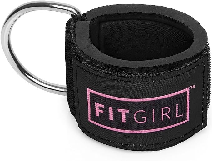 FITGIRL The Best Ankle Strap for Cable Machines and Resistance Bands, Work Out Cuff Attachment fo... | Amazon (US)