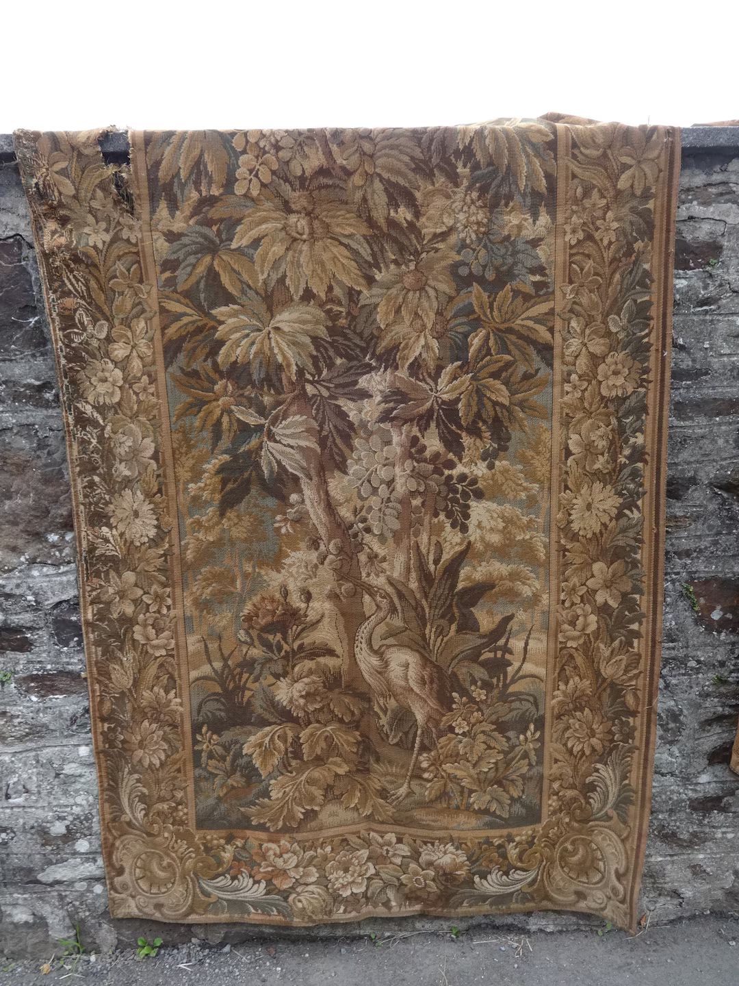 Antique French Chateau Extra Long Large Wall Hanging Tapestry - Etsy | Etsy (US)