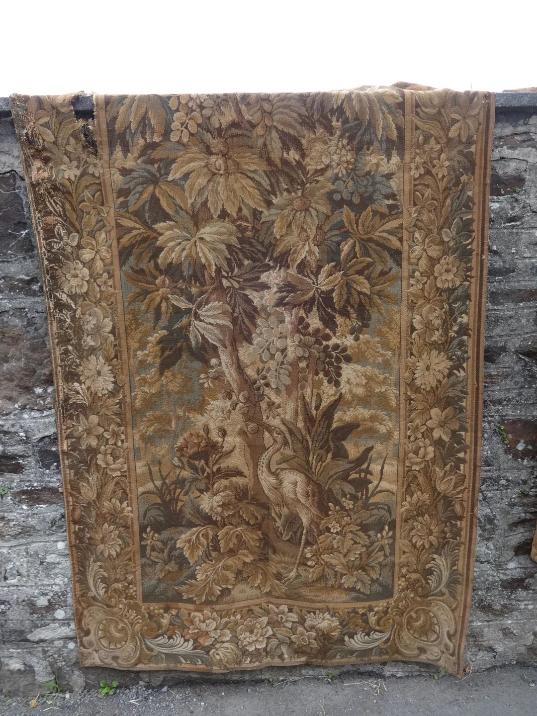 Antique French Chateau Extra Long Large Wall Hanging Tapestry - Etsy | Etsy (US)