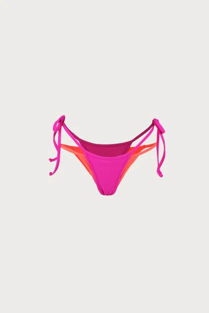 Double Layer Bottom (Fuchsia/Orange) | SAME