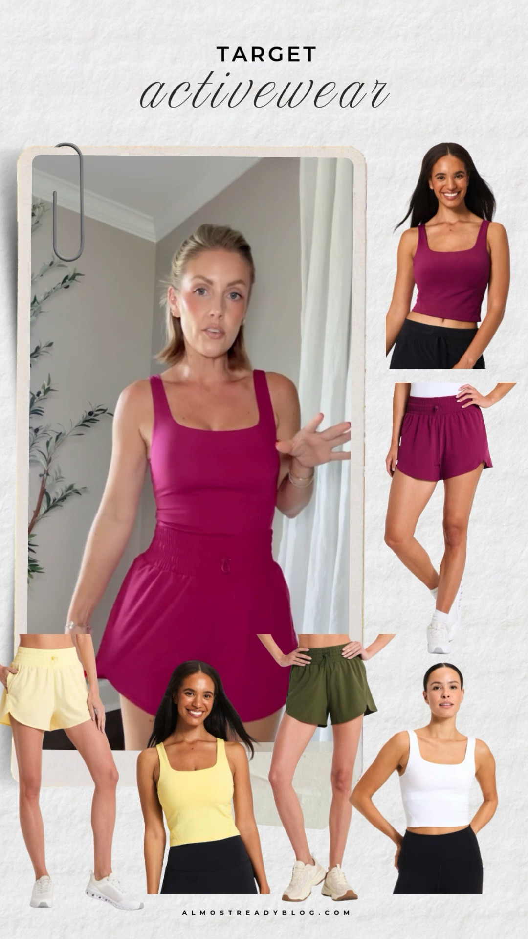XS in everything linked!

Bright, comfortable activewear sets that are perfect for summer workouts, walks, and everyday errands.

target activewear, summer workout outfit, casual activewear set, matching gym set, athleisure everyday look, morning walk outfit, gym outfit, tennis outfit, running shorts, summer activewear, fitness style

#LTKOver40 #LTKActive