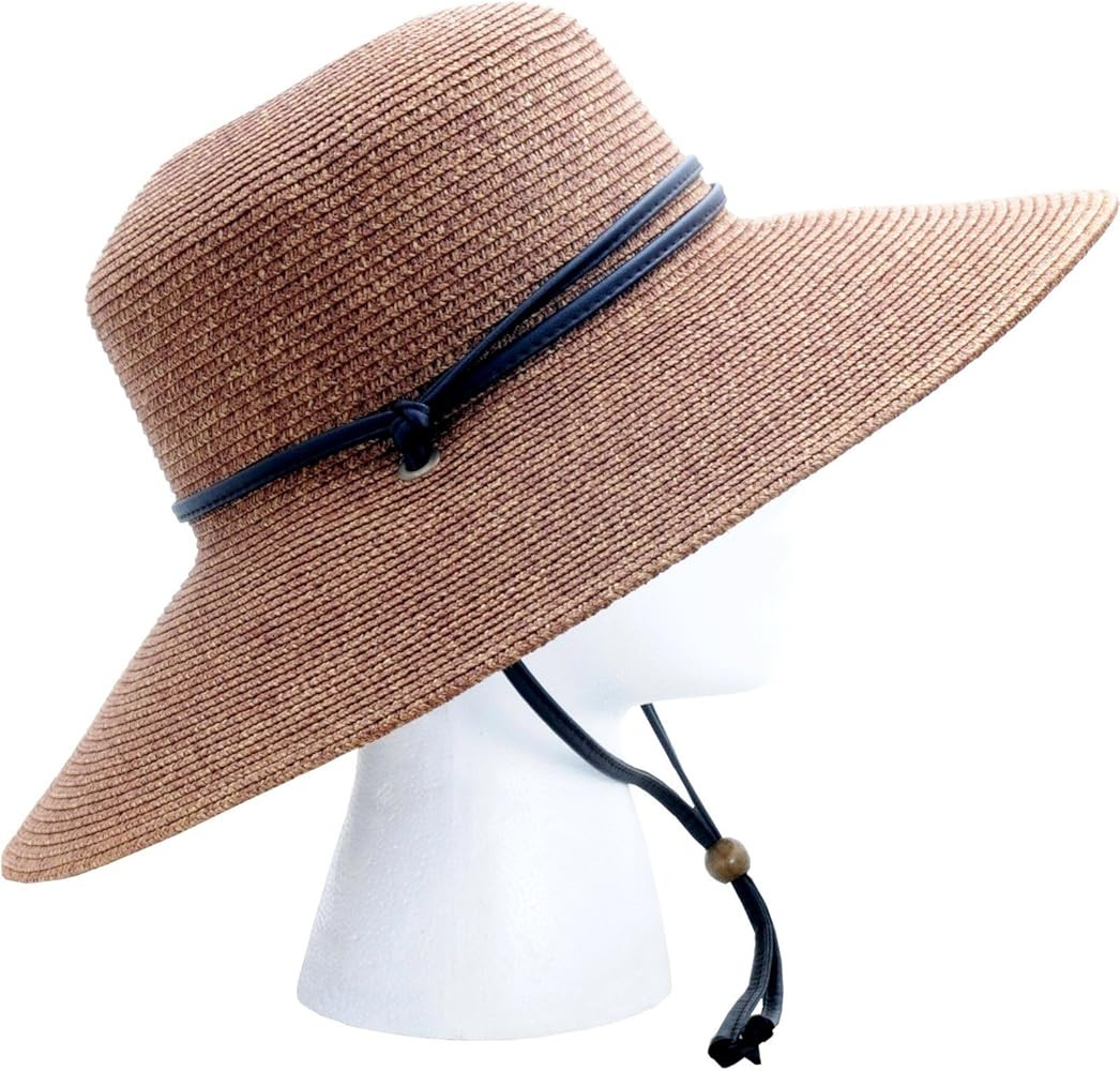 Sloggers Women's Standard Wide Brim Braided Sun Hat | Amazon (US)