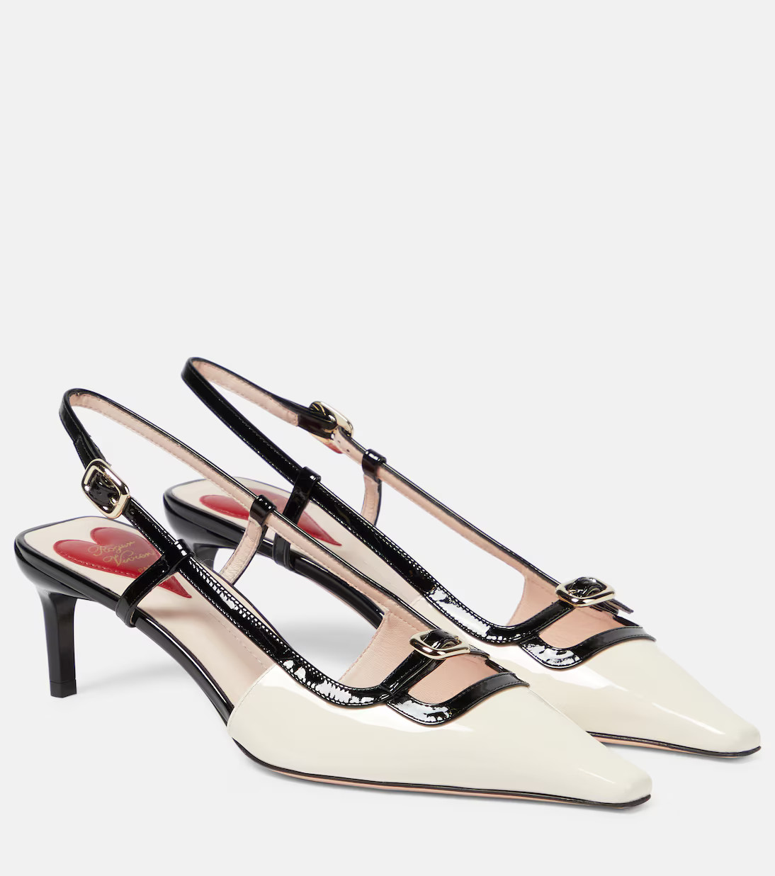 Viv’ Canard patent leather slingback pumps | Mytheresa (US/CA)