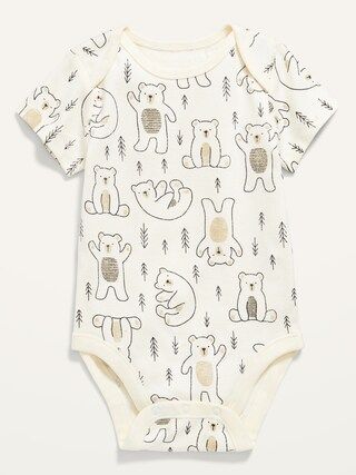 Unisex Printed Short-Sleeve Bodysuit for Baby | Old Navy (US)