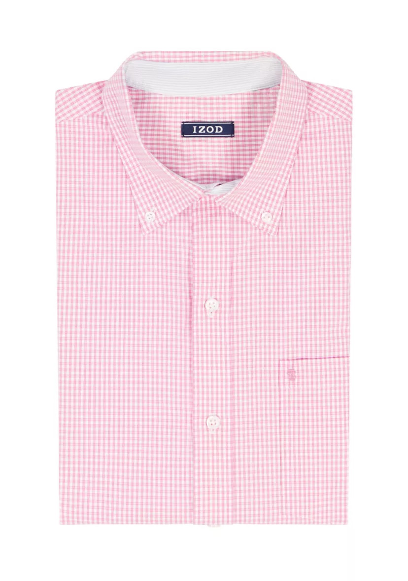 Men's Long Sleeve Performance Comfort Woven Button Down Shirt | Belk