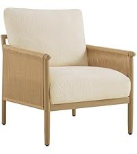 Braid Accent Chairs, Modern Armchair with Wood-Like Finish Metal Frame for Living Room and Bedroo... | Amazon (US)
