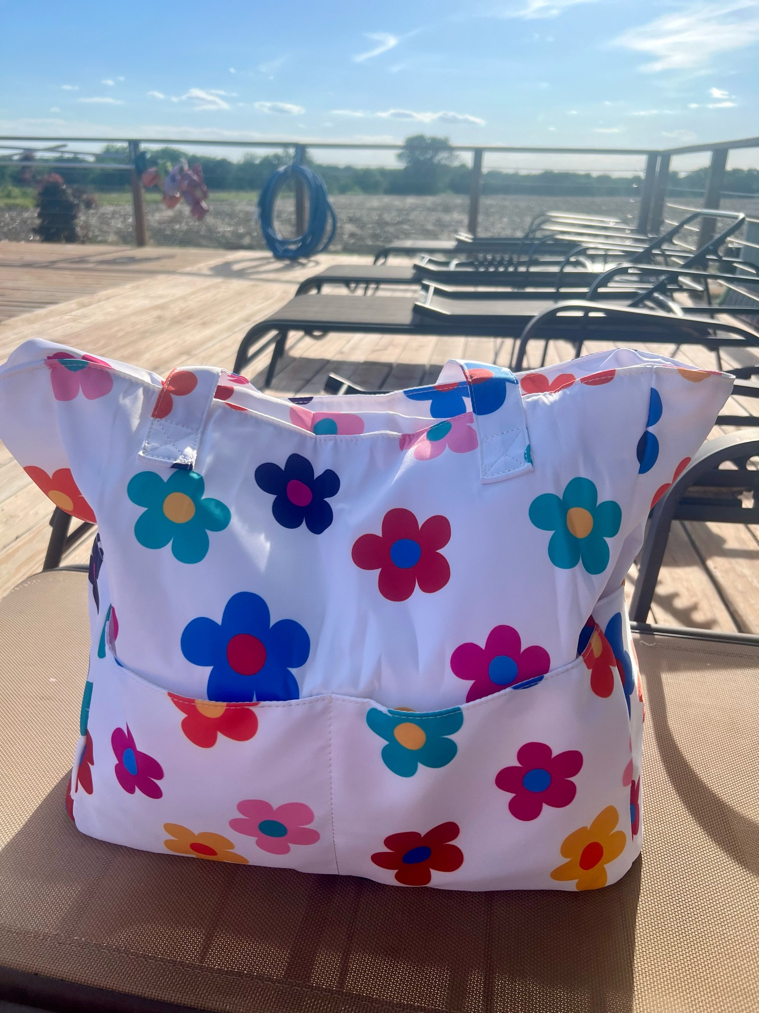 The cutest beach/pool bag for $21! 🌸🫶🏼

Summer/ pool day/ summertime/ pool 

#LTKSeasonal #LTKItBag #LTKSwim