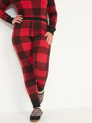 Matching Printed Thermal-Knit Pajama Leggings for Women | Old Navy (US)