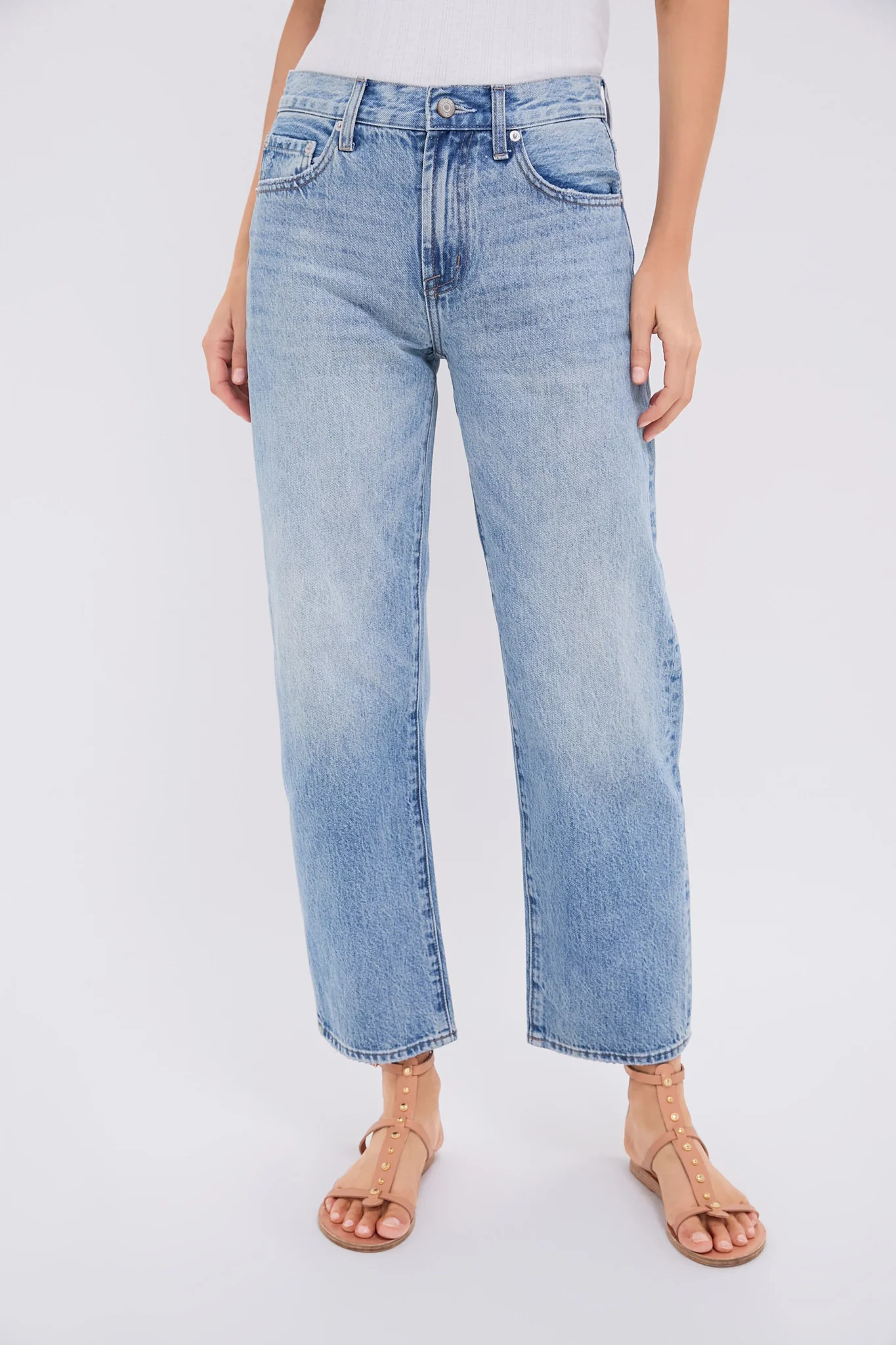 Bowie Lexi Mid Rise Bowed Straight | Tuckernuck (US)