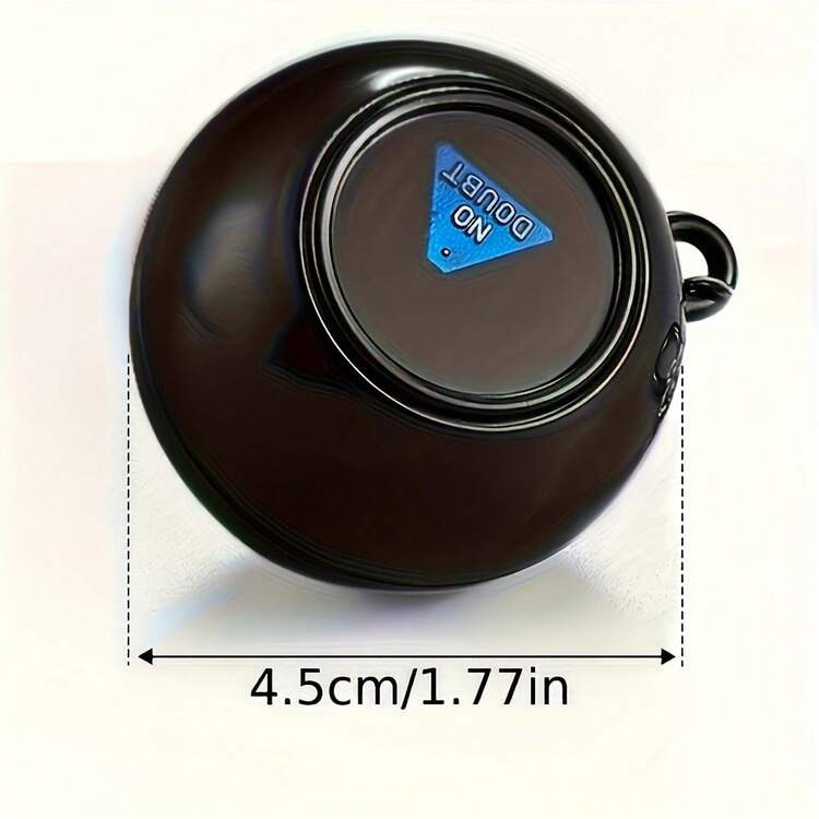 New 2025 Portable Magic Ball Keychain, A Relaxing Decision-Making Assistant, Durable Plastic Product, A Fun And Creative Valentine's Day Gift. Back-To-School Special Offer | SHEIN