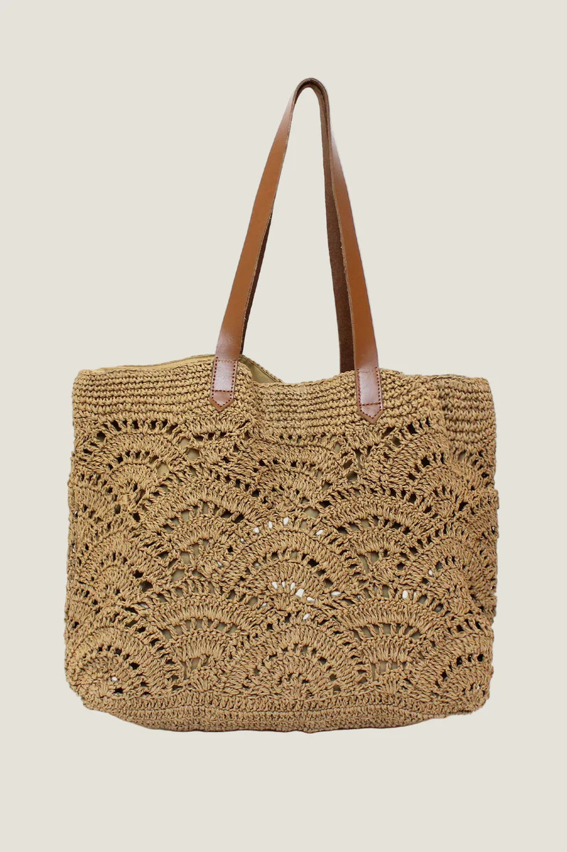 Raffia Crochet Bag | Natural | Aspiga