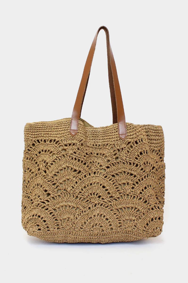 Raffia Crochet Bag | Natural | Aspiga