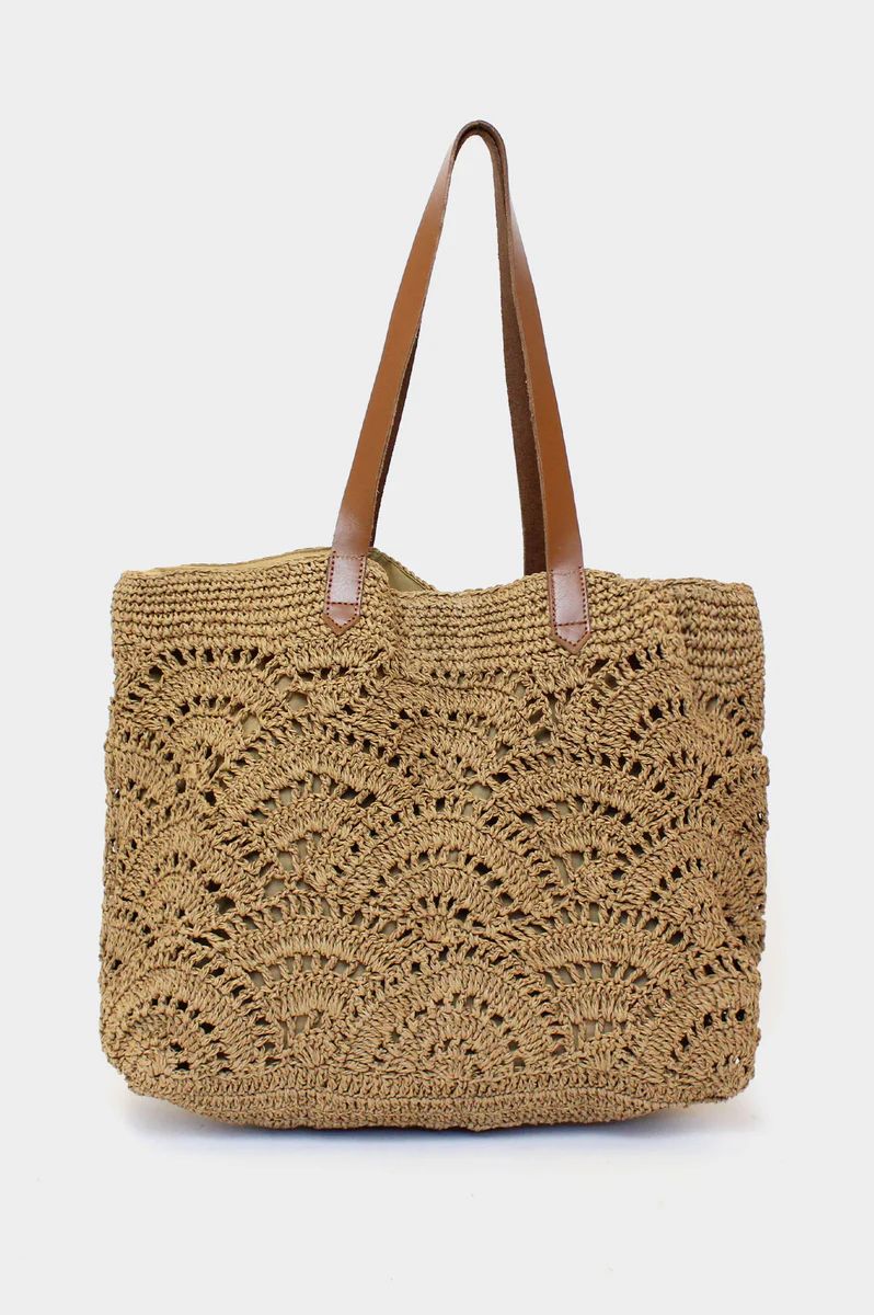 Raffia Crochet Bag | Natural | Aspiga