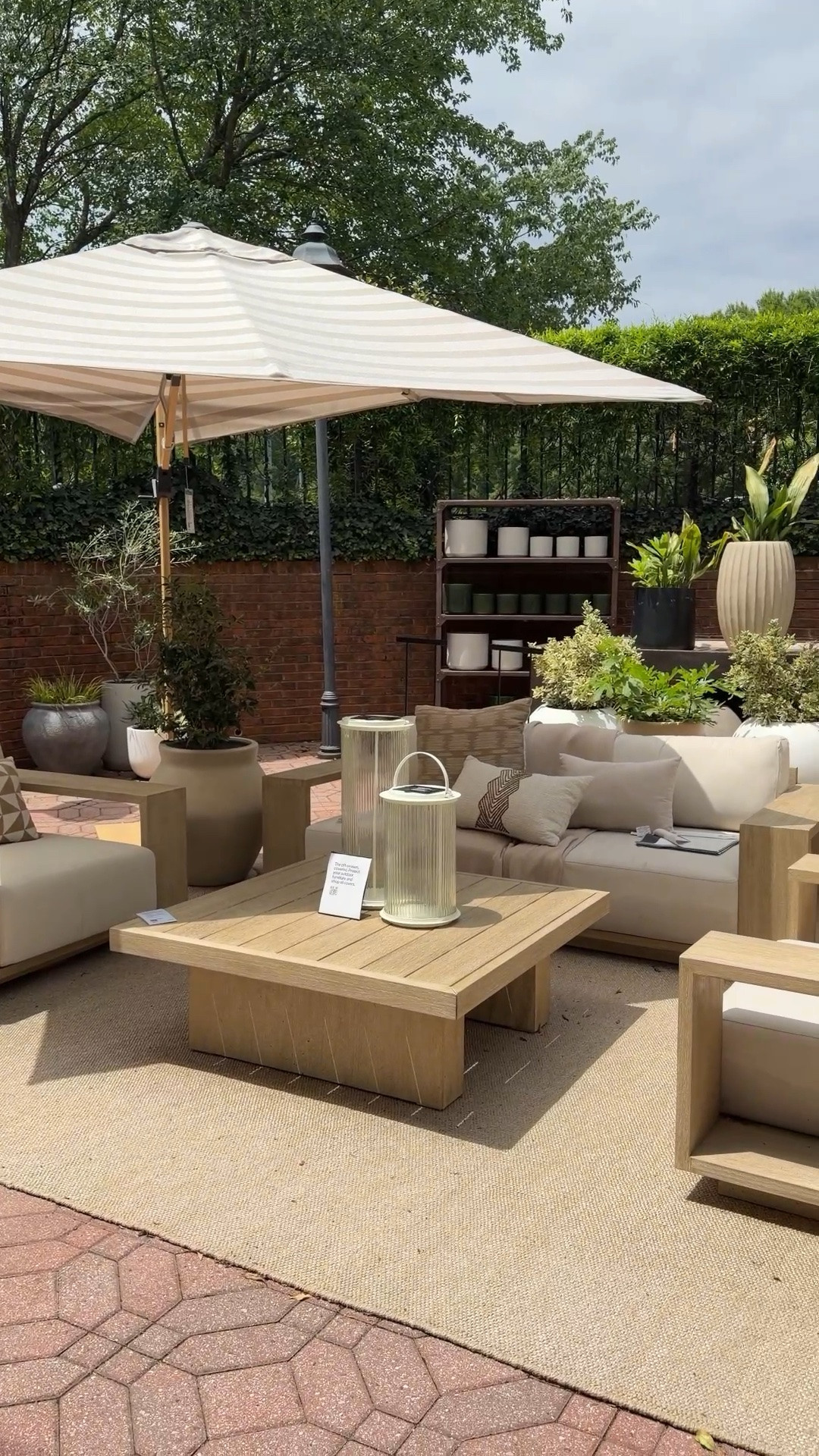 Patio season inspo! 🤩 The Mallorca Collection from Crate & Barrel creates such a beautiful outdoor living space with its sculptural wood frames, ivory cushions, and modern silhouettes. 🤎 Featuring the sofa, swivel chairs, and coffee table for a setup that feels both elevated and effortlessly inviting. 🌿 The perfect blend of comfort and modern design. Linked the whole look! ✨ @crateandbarrel #outdoorpatio #outdoorfurniture #patioinspo

#LTKSeasonal #LTKSaleAlert #LTKHome