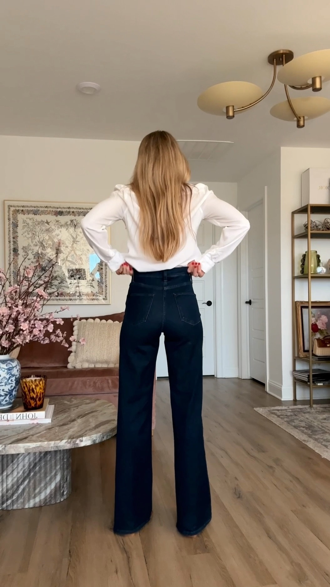 My jeans that magically elongate my legs are available in a new dark wash on major sale. Normally $218 on sale for $145.

Available in this wash (Cinema) in petit length and also in a coated black denim I have and wear in the fall - both part of the sale.  

#nsale

#LTKSaleAlert #LTKdayinmylife #LTKootd