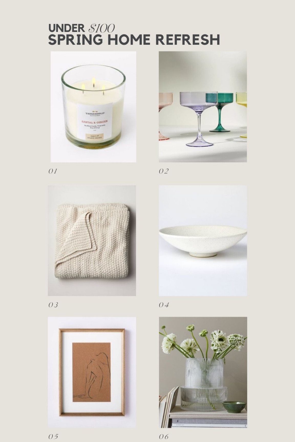 Under $100 spring home 

#LTKhome