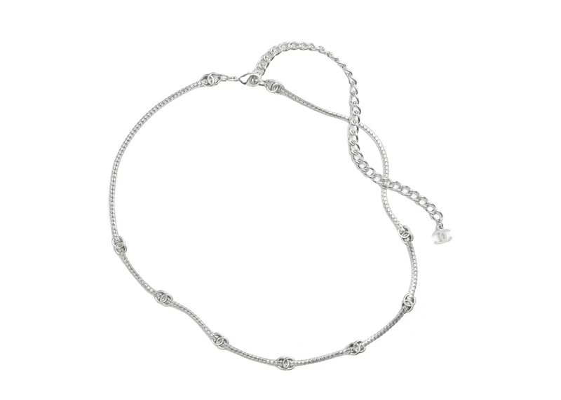 Women's Chanel Metal Necklace in Silver (Abe254 B18058 Nzs81) | StockX