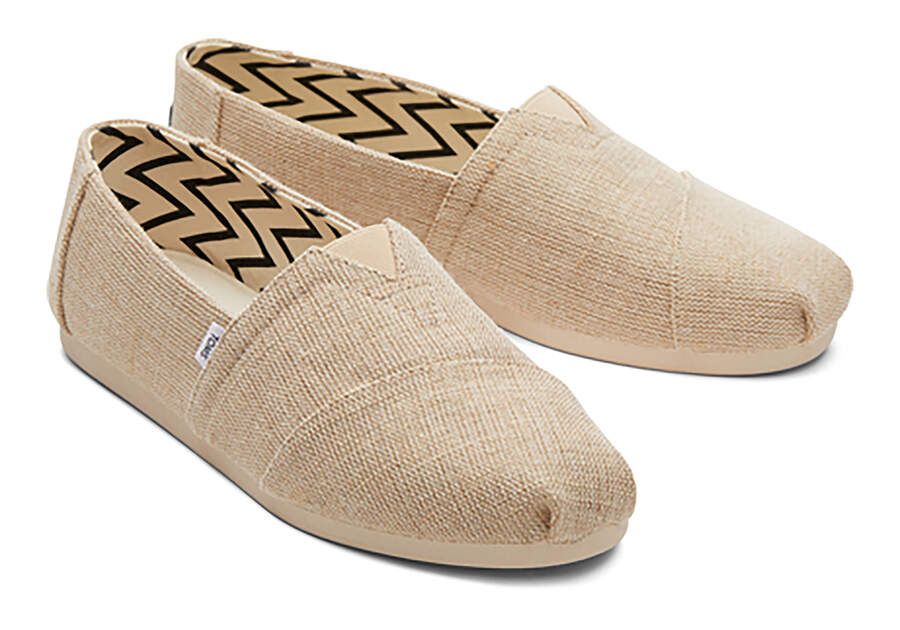 Men's Tan Espadrille Heritage Canvas Alpargata | TOMS | TOMS (US)