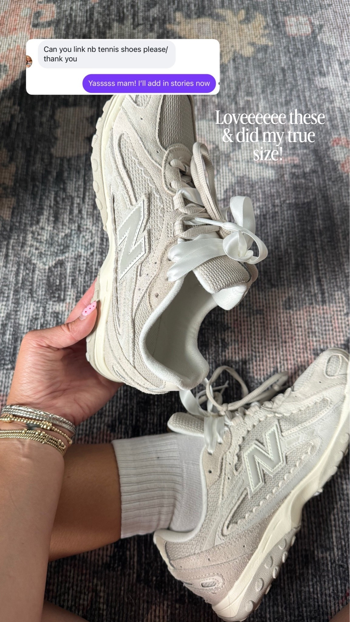My new new balance!! I took my true size

#LTKOver40 #LTKmomlife #LTKootd