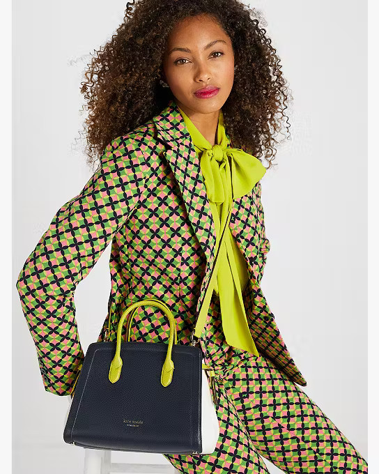 Knott Colorblocked Medium Satchel | Kate Spade (US)