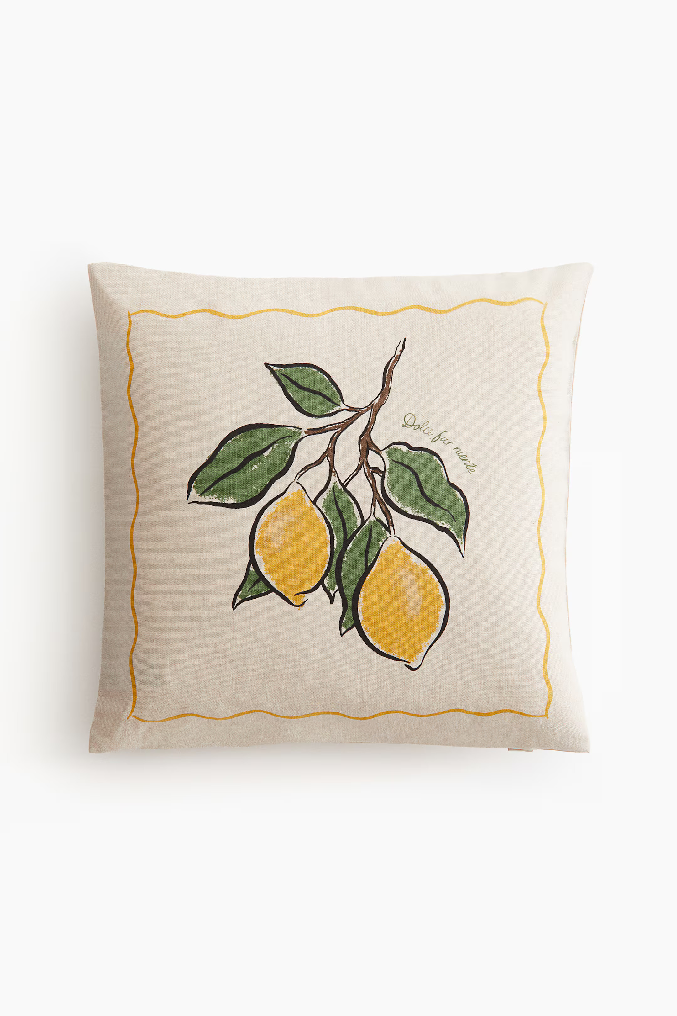Printed Cotton Cushion Cover | H&M (US + CA)