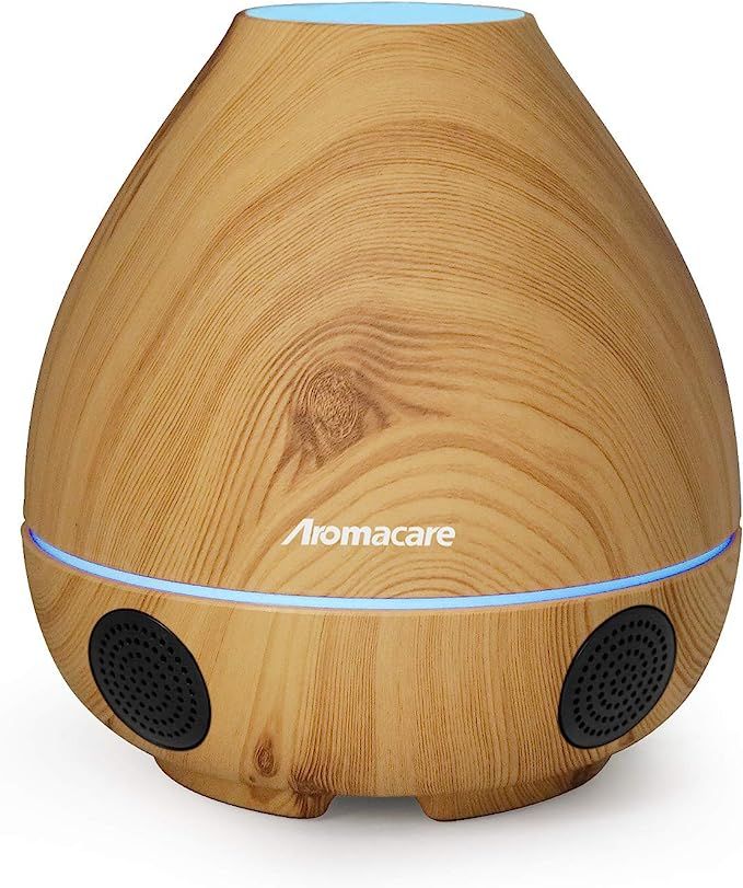 Bluetooth Speaker/Essential Oil Diffuser 300ml /Night Light/Mini Humidifier 4 in 1-Rich Bass with... | Amazon (US)