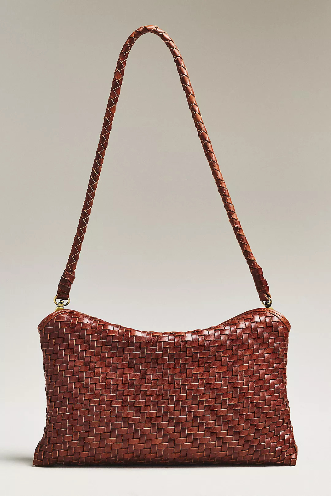 Bembien Roux Handwoven Leather Clutch | Anthropologie (US)