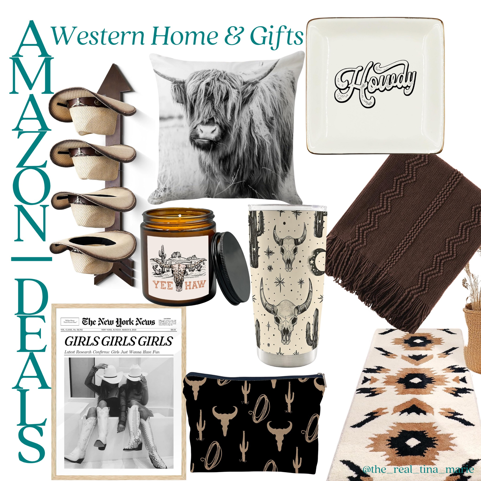 Love this collection of western
home and gift items! Especially the wall art and jewelry tray...
Western home 
Western gifts 
Cowgirl 
Western style 
Cowgirl gifts 
Cowboy gifts 
Country home 
Rustic home 



#LTKFindsUnder100 #LTKFamily #LTKHome