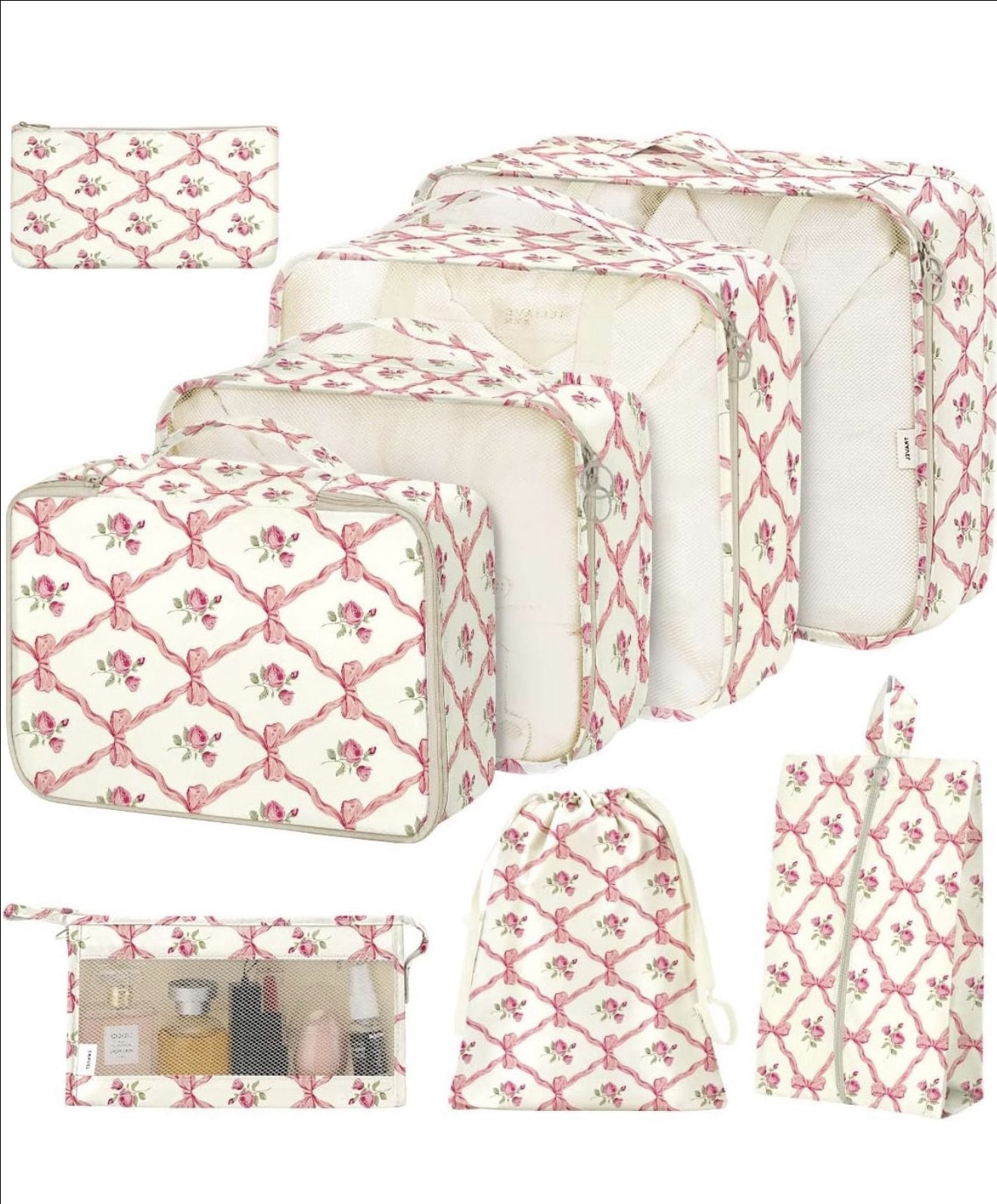 Preppy Pink Bow Packing Cubes Set 🎀✈️ Travel Must-Have Organizer


The cutest way to stay organized while traveling 💗🎀 This pink bow print packing cube set is not only adorable but seriously functional—comes with multiple sizes for outfits, shoes, toiletries, and more! I love how everything stays neat, visible, and easy to grab whether you’re packing for a weekend getaway or a longer trip ✈️

Lightweight, waterproof, and designed with mesh panels + double zippers for easy access—these make packing (and unpacking!) so much easier. Such a chic little upgrade to your suitcase 💕

travel essentials, packing cubes, suitcase organization, preppy travel accessories, pink bow print, amazon travel finds, organization must haves, vacation packing, cute travel accessories

#LTKmomlife #LTKHome #LTKTravel