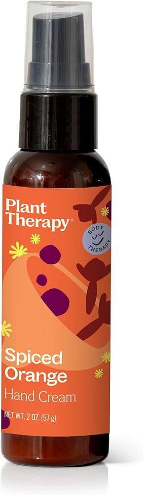 Plant Therapy Spiced Orange Holiday Hand Cream 2 oz Bright Citrus Blended with Warm Spice, Lightw... | Amazon (US)