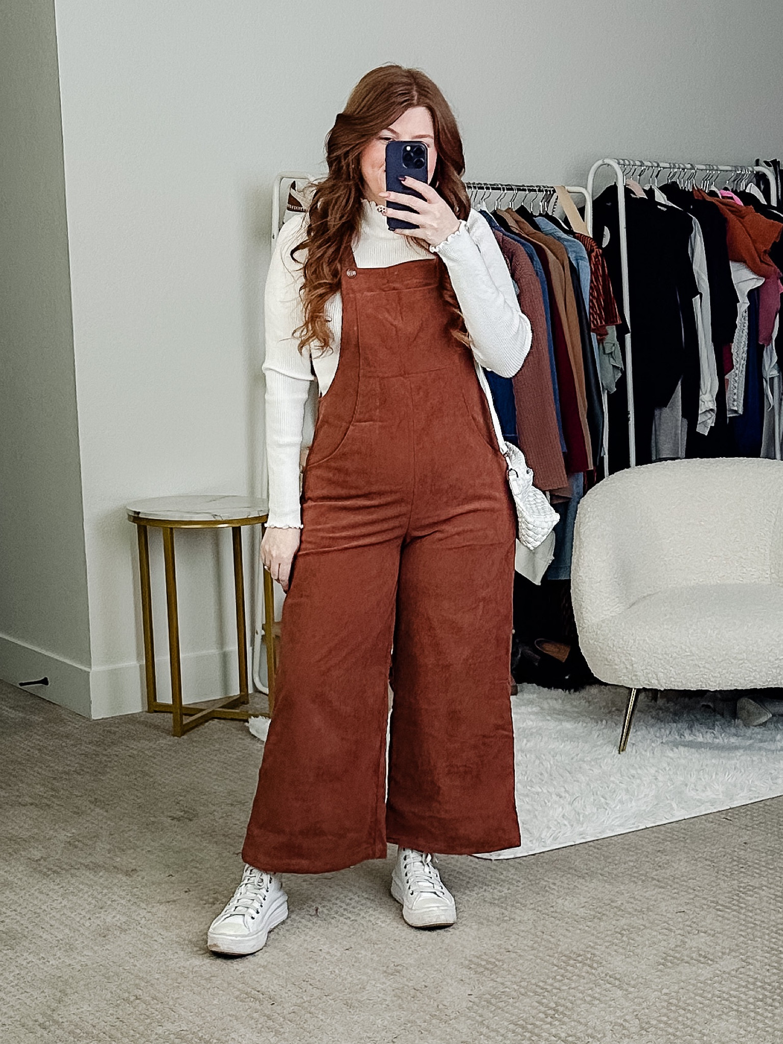 Super soft and stretchy overalls from amazon wearing size large. 

Fall outfit. 

#LTKfindsunder50 #LTKmidsize #LTKstyletip