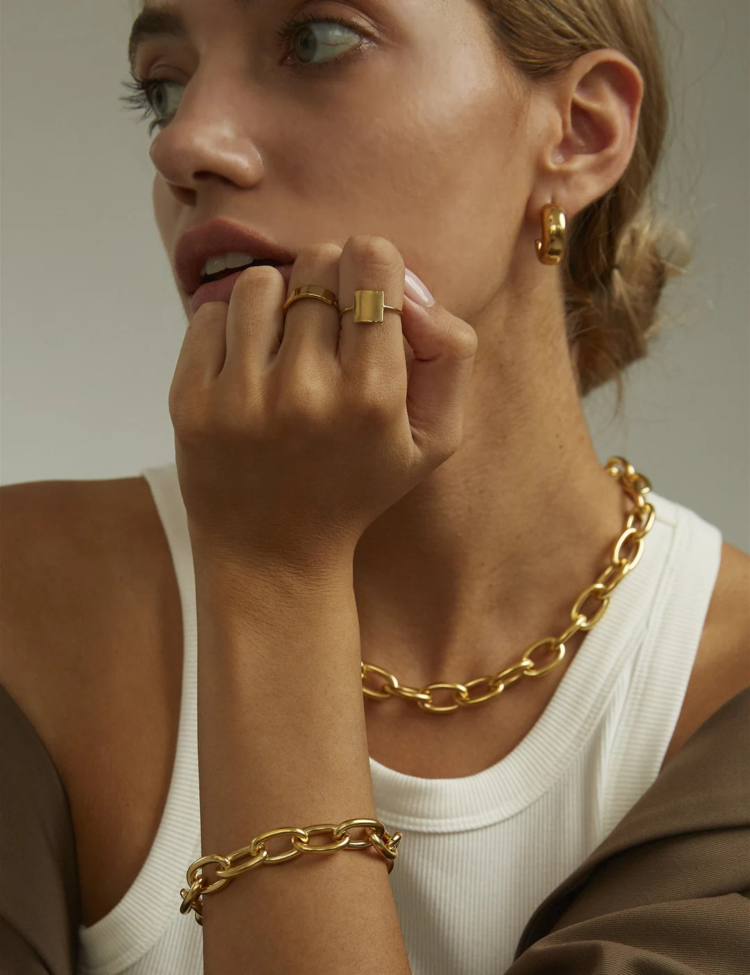 Gold Square Ring • Dainty Stacking Ring • Geometric Ring • Square Shaped Ring • Gold Bar ... | Etsy (US)