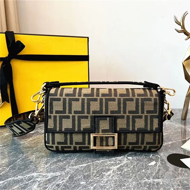 Luxury tote handbag Canvas Leather flap baguette bag Womens embossed CrossBody pink designer bag ... | DHGate