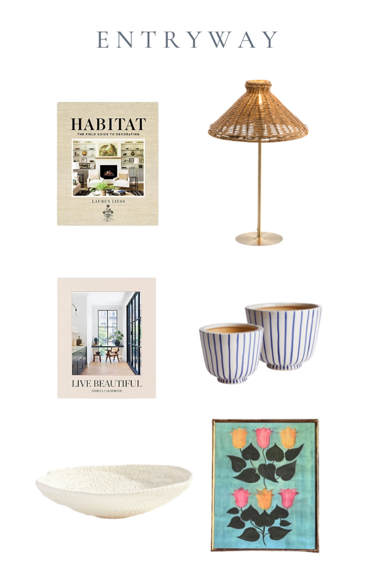 Entryway refresh - lamp (linked similar) - table (FB Marketplace) 