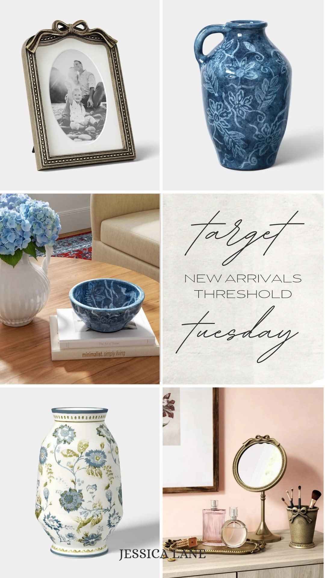 Bring a touch of classic charm to your home with these beautiful blue, white, and brass Threshold arrivals. The intricate floral patterns and artisan-style ceramics look so elevated.#targetstyle #blueandwhite #homedecor #springrefresh

#LTKHome #LTKSeasonal