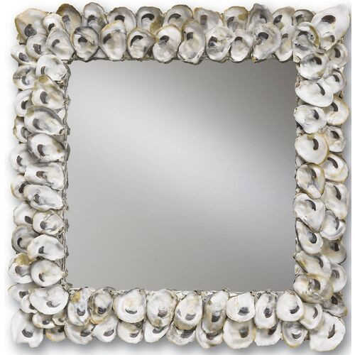 Oyster Shell Mirror, Natural | One Kings Lane