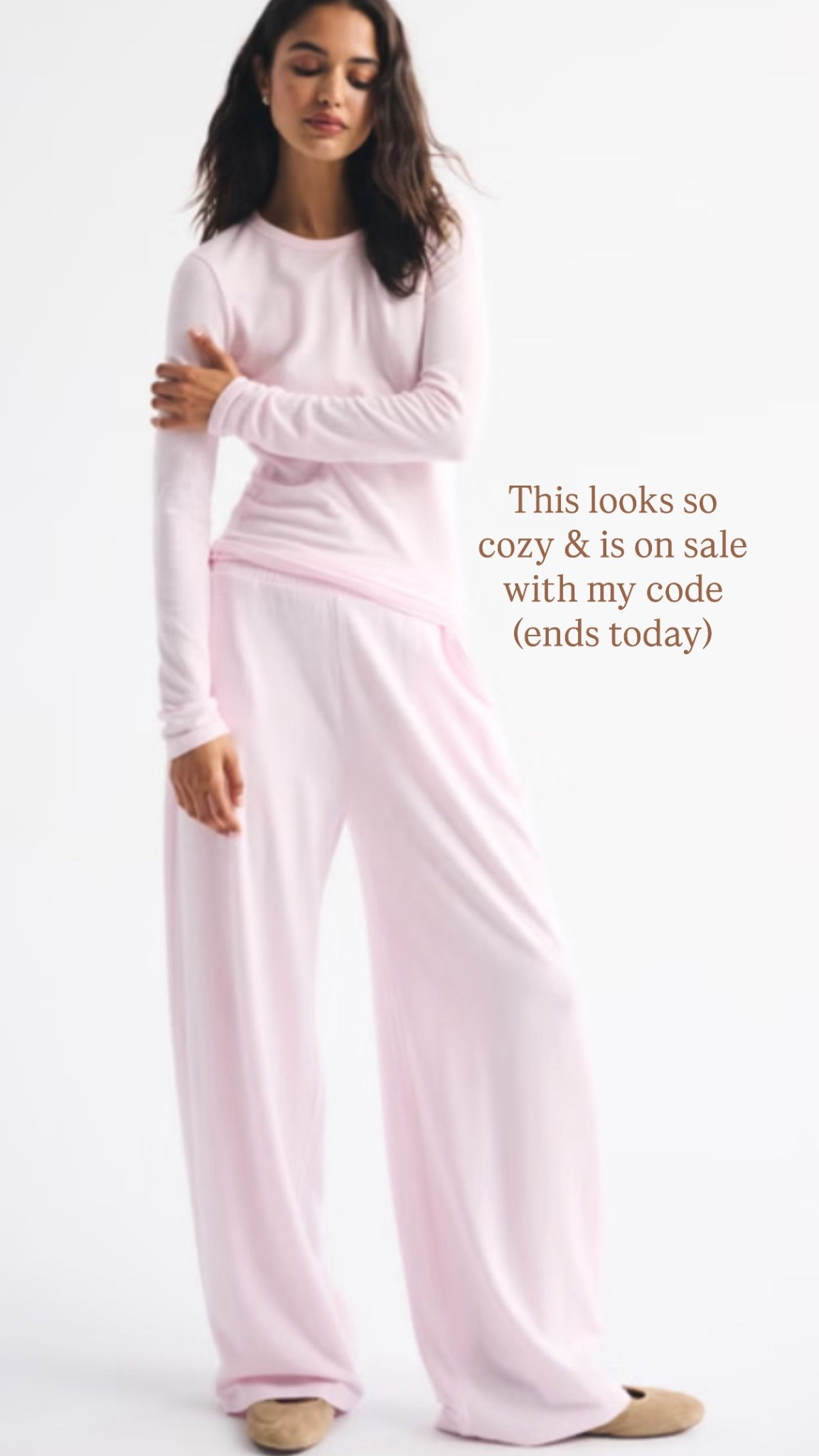 This lounge set is so good! 👏🏼 Currently on sale & my code AFLOVERLY stacks on top! Love this light pink color too!

Loverly Grey, loungewear, lounge sets, gift ideas for her, teen girl gifts, Abercrombie sale 

#LTKSaleAlert #LTKGiftGuide