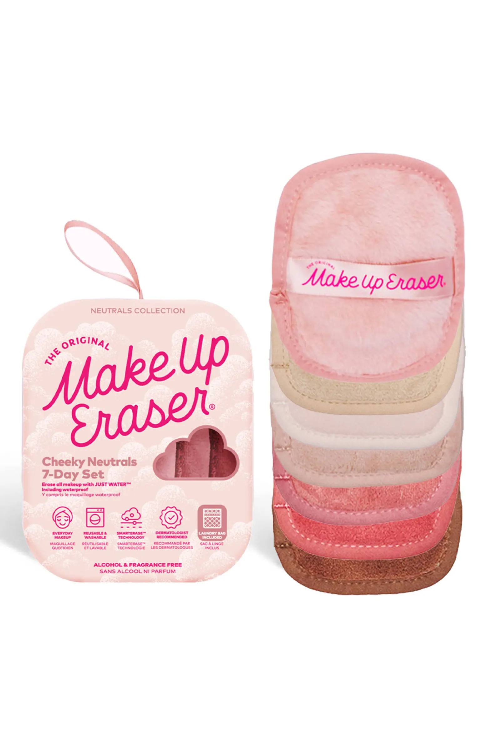 The Original MakeUp Eraser Neutral 7-Day MakeUp Eraser Set with Laundry Bag | Nordstrom | Nordstrom