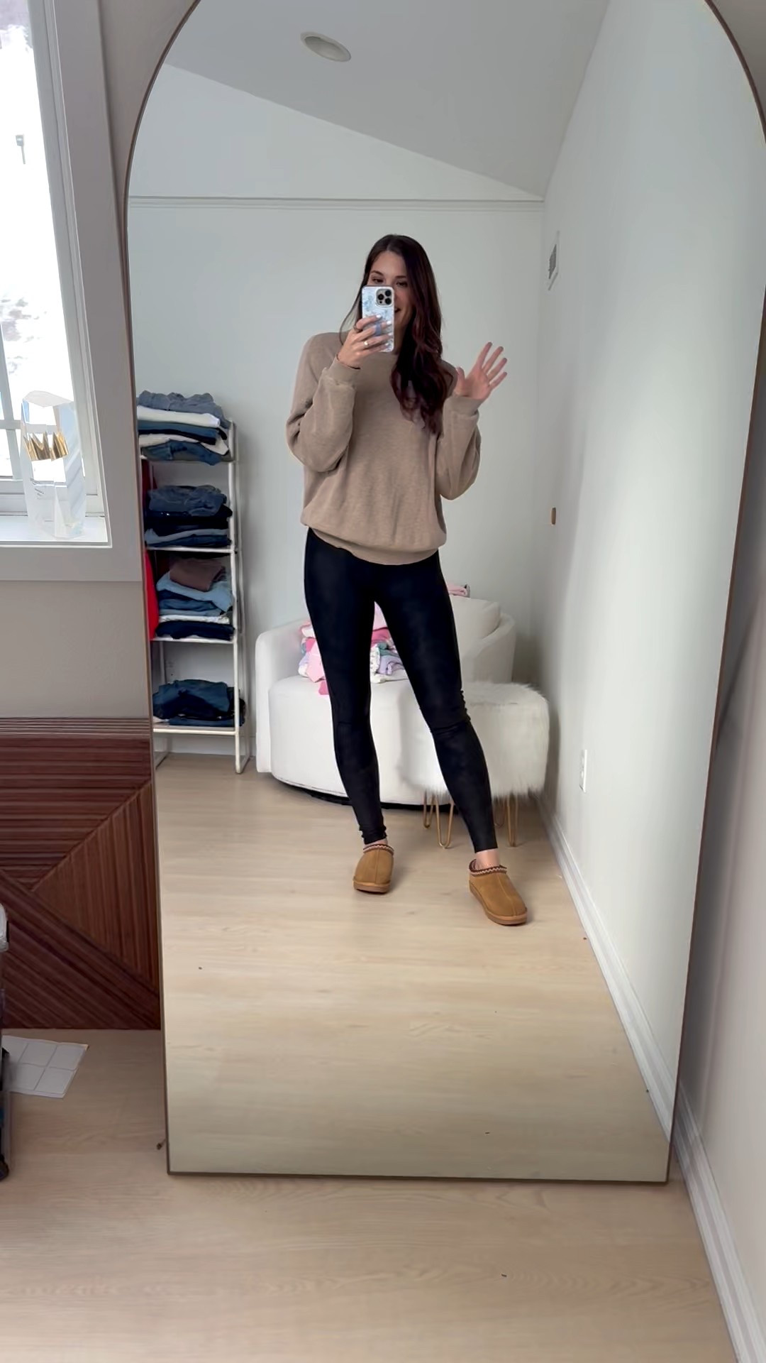 Spanx fleece lined faux leather leggings only $24 with code MSTANGXSPANX. Go up a full size-I do xl tall

#LTKFindsUnder50 #LTKTall #LTKSaleAlert